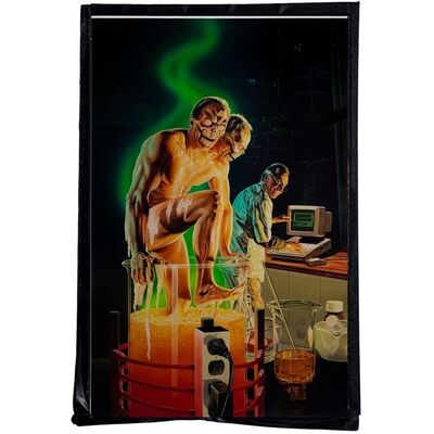 Lot #87: Hand-Painted Two-Headed Creature Trade Advertisement Artwork ### SUBHUMAN (UNPRODUCED - FULL MOON)