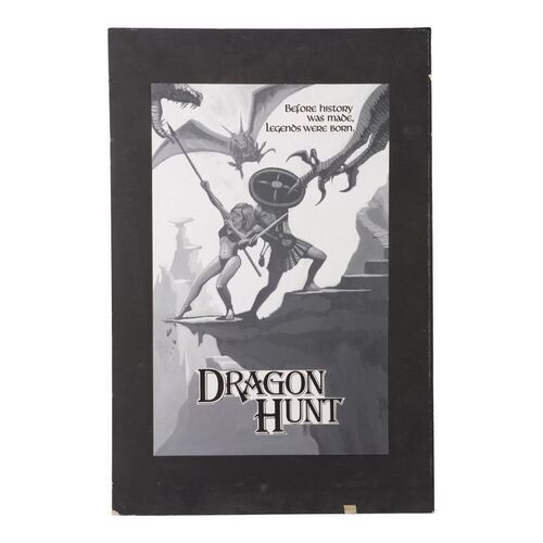 Lot #93: Printed Trade Advertisement Mock-Up ### DRAGON HUNT (UNPRODUCED - FULL MOON)