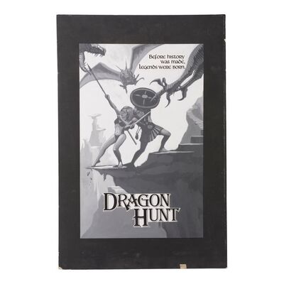 Lot #93: Printed Trade Advertisement Mock-Up ### DRAGON HUNT (UNPRODUCED - FULL MOON)