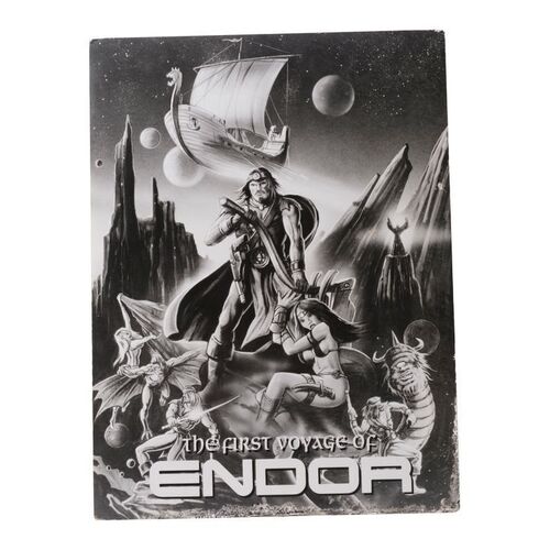 Lot #94: Printed Trade Advertisement Mock-Up ### FIRST VOYAGE OF ENDOR, THE (UNPRODUCED - FULL MOON)