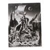 Lot #94: Printed Trade Advertisement Mock-Up ### FIRST VOYAGE OF ENDOR, THE (UNPRODUCED - FULL MOON)