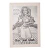 Lot #96: Hand-Marked Printed Trade Advertisement Mock-Up ### RACQUET CLUB (UNPRODUCED - FULL MOON)