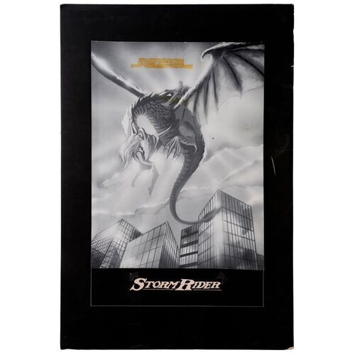 Lot #98: Matted Printed Trade Advertisement Mock-Up ### STORM RIDER (UNPRODUCED - FULL MOON)