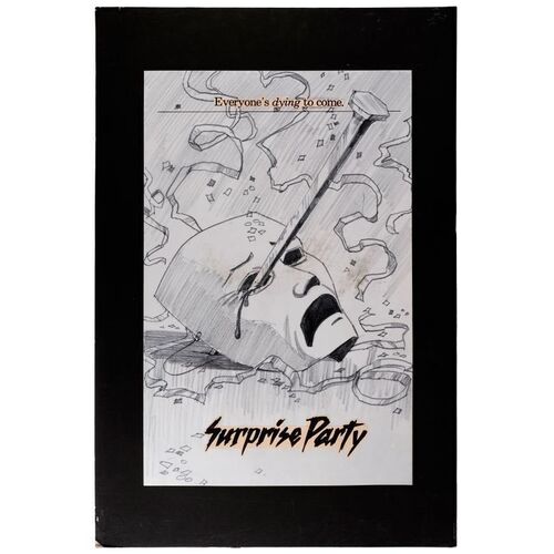 Lot #99: Printed Trade Advertisement Mock-Up ### SURPRISE PARTY (UNPRODUCED - FULL MOON)