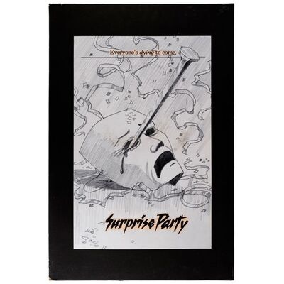Lot #99: Printed Trade Advertisement Mock-Up ### SURPRISE PARTY (UNPRODUCED - FULL MOON)