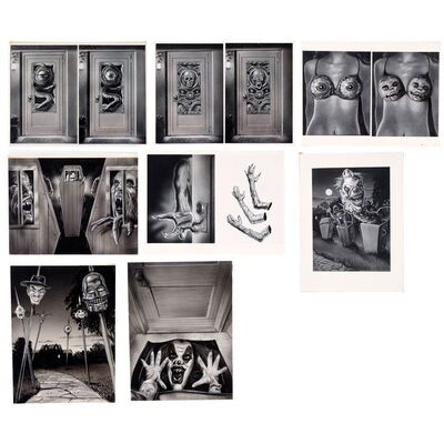 Lot #103: Set of Three Hand-Drawn and Five Printed Lee MacLeod Halloween Toy Concept Artworks ### FULL MOON PRODUCTIONS