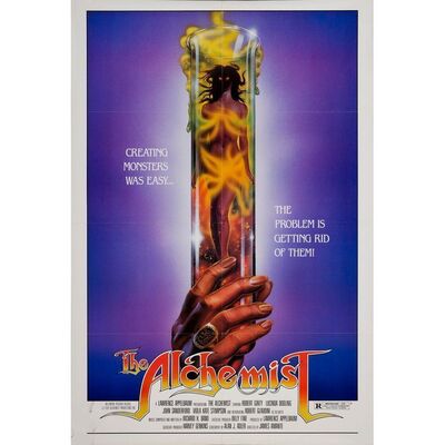 Lot #134: One Sheet ### ALCHEMIST, THE (1985 - EMPIRE PICTURES)