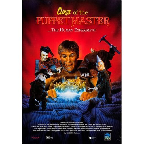 Lot #141: Pair of One Sheets ### CURSE OF THE PUPPET MASTER (1998 - FULL MOON)
