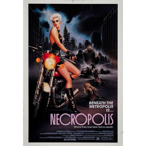 Lot #154: Set of Four One Sheets ### NECROPOLIS (1986 - EMPIRE PICTURES)