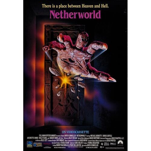 Lot #155: VHS Release One Sheet ### NETHERWORLD (1992 - FULL MOON)
