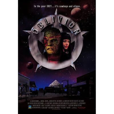 Lot #156: Set of 12 One Sheets ### OBLIVION: COWBOYS VS. ALIENS (1994 - FULL MOON)