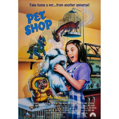 Lot #157: VHS Release One Sheet ### PET SHOP (1995 - FULL MOON)