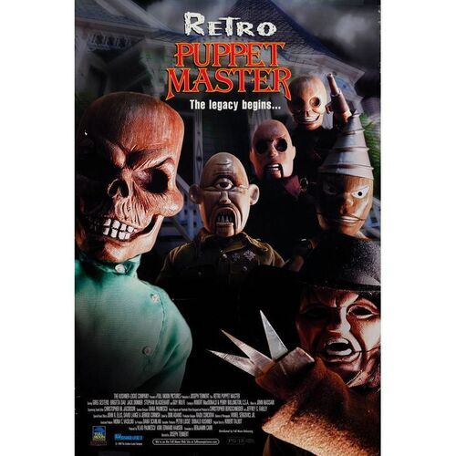 Lot #165: One Sheet ### RETRO PUPPET MASTER (1999 - FULL MOON)