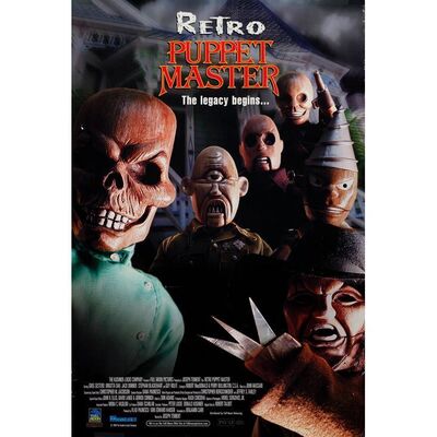 Lot #165: One Sheet ### RETRO PUPPET MASTER (1999 - FULL MOON)