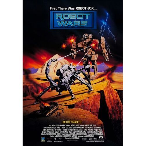 Lot #166: Set of 11 VHS Release One Sheets ### ROBOT WARS (1993 - FULL MOON)