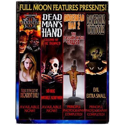 Lot #188: 2007-2008 "Full Moon Films Presents" Marketing Poster ### FULL MOON PRODUCTIONS
