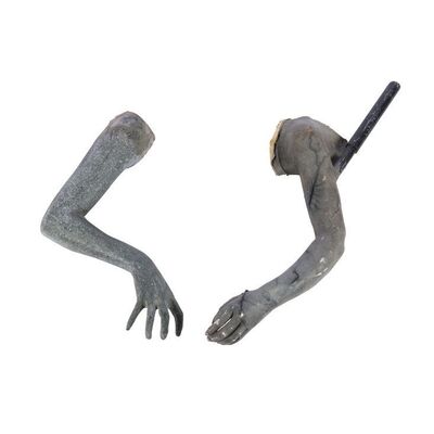 Lot #31. Pair of Weeping Angel Arms ### DOCTOR WHO (TV SERIES, 2005-2022)