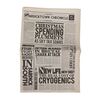 Lot #33. Sardicktown Chronicles Newspaper ### DOCTOR WHO (TV SERIES, 2005-2022)