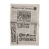Lot #35. Sardicktown Chronicles Newspaper ### DOCTOR WHO (TV SERIES, 2005-2022)