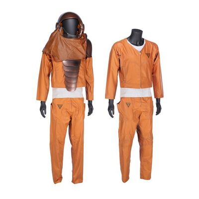 Lot #46. Buzzer's (Marshall Lancaster) Ganger Costume with Cleaves' (Raquel Cassidy) Helmet ### DOCTOR WHO (TV SERIES, 2005-2022)