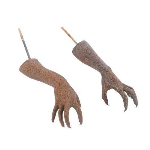 Lot #75. Pair of Weeping Angel Arms ### DOCTOR WHO (TV SERIES, 2005-2022)