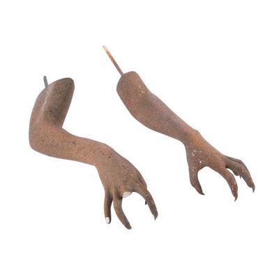 Lot #82. Pair of Weeping Angel Arms ### DOCTOR WHO (TV SERIES, 2005-2022)