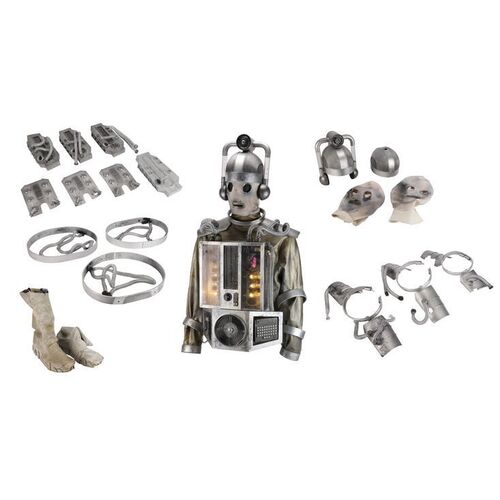 Lot #103. Mondasian Cyberman Costume and Parts ### DOCTOR WHO (TV SERIES, 2005-2022)