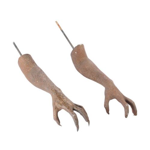 Lot #116. Pair of Weeping Angel Arms ### DOCTOR WHO (TV SERIES, 2005-2022)