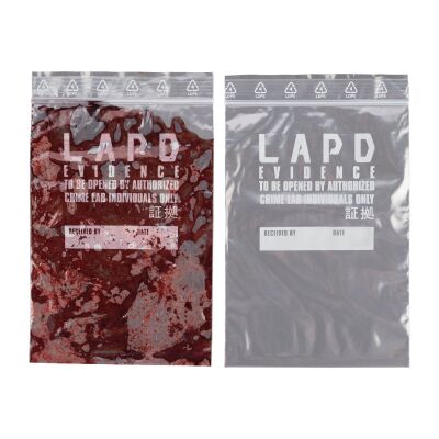 4. Pair of LAPD Evidence Bags for Sapper Morton (Dave Bautista) Investigation ### BLADE RUNNER 2049 (2017)