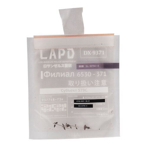 18. K's (Ryan Gosling) Evidence Bag with a Dried Flower ### BLADE RUNNER 2049 (2017)