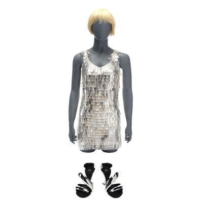 38. Joi's (Ana de Armas) Silver-color Sequin Dress Costume ### BLADE RUNNER 2049 (2017)