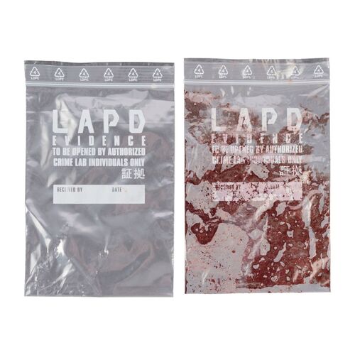 66. LAPD Evidence Bags for Sapper Morton (Dave Bautista) Investigation ### BLADE RUNNER 2049 (2017)