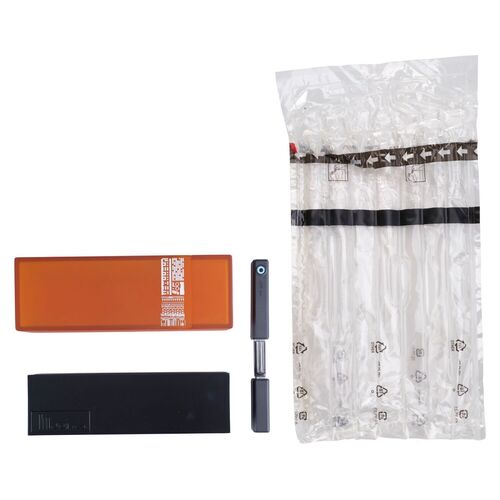 183. K's (Ryan Gosling) Light-Up Extendable Emanator with Black "JOI" Case, Orange Outer Box with Shipping Packaging ### BLADE RUNNER 2049 (2017)