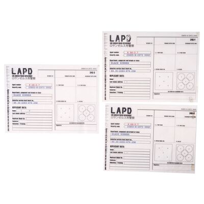 195. Set of Three LAPD Pad Blank Transparencies ### BLADE RUNNER 2049 (2017)