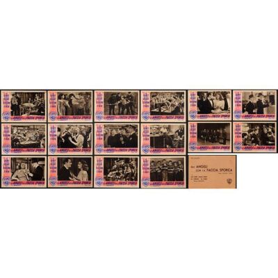15. Italian Photobusta Set (16) (19.25" x 13.5"); Very Fine ### ANGELS WITH DIRTY FACES (R-1949)