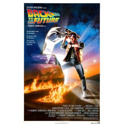 23. One Sheet (27" x 41"); NSS Style; Very Fine- Folded ### BACK TO THE FUTURE (1985)