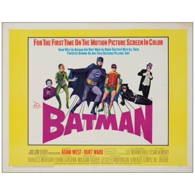 28. Half Sheet (22" x 28"); Very Fine Rolled ### BATMAN (1966)