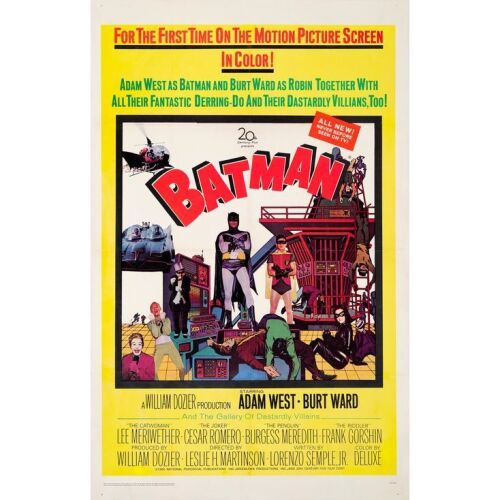 29. One Sheet (27" x 42"); Very Fine- on Linen ### BATMAN (1966)