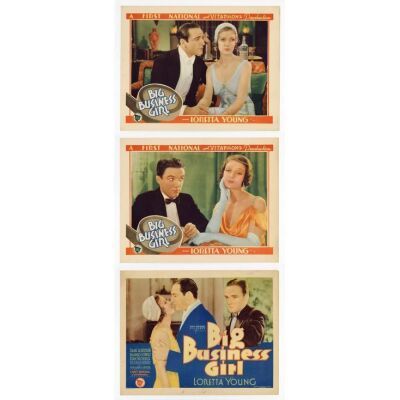 32. Title Lobby Card and Lobby Cards (2) (11" x 14"); Very Fine ### BIG BUSINESS GIRL (1931)