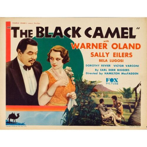 37. Title Lobby Card (11" x 14"); Very Fine+ ### THE BLACK CAMEL (1931)