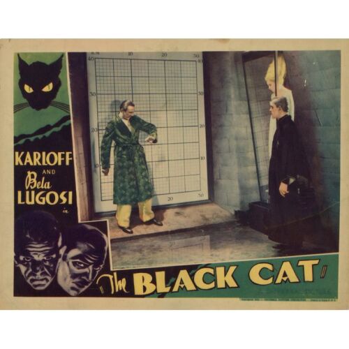 38. Lobby Card (11" x 14"); Fine+ ### THE BLACK CAT (1934)