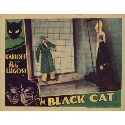 38. Lobby Card (11" x 14"); Fine+ ### THE BLACK CAT (1934)