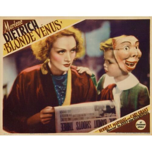 45. Lobby Card (11" x 14"); Very Fine+ ### BLONDE VENUS (1932)