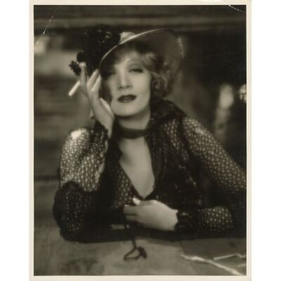 46. Vintage Original B&W Double-Weight Silver Gelatin Glossy Photograph (11" x 14"); Fine ### BLONDE VENUS (1932)