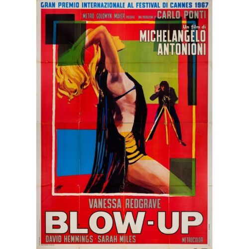 47. Italian Four Fogli (55" x 78"); Country-of-Origin; Fine+ Folded ### BLOW-UP (1967)
