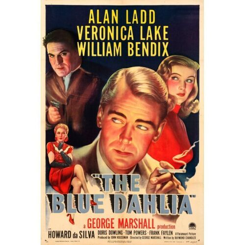 49. One Sheet (27.25" x 41"); Style A; Very Fine+ on Linen ### THE BLUE DAHLIA (1946)