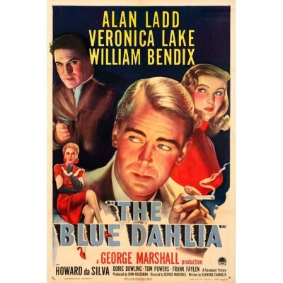 49. One Sheet (27.25" x 41"); Style A; Very Fine+ on Linen ### THE BLUE DAHLIA (1946)