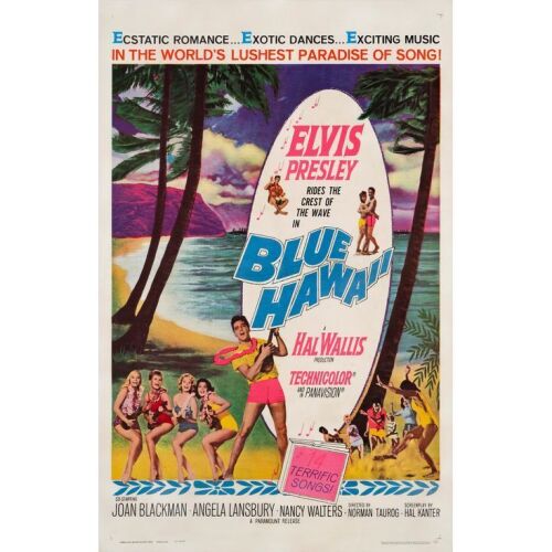 51. One Sheet (27" x 41"); Fine+ on Linen ### BLUE HAWAII (1961)