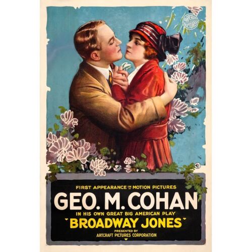 59. One Sheet (28" x 41"); Stone Lithograph; Very Fine- on Linen ### BROADWAY JONES (1917)