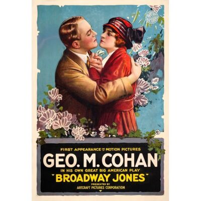 59. One Sheet (28" x 41"); Stone Lithograph; Very Fine- on Linen ### BROADWAY JONES (1917)